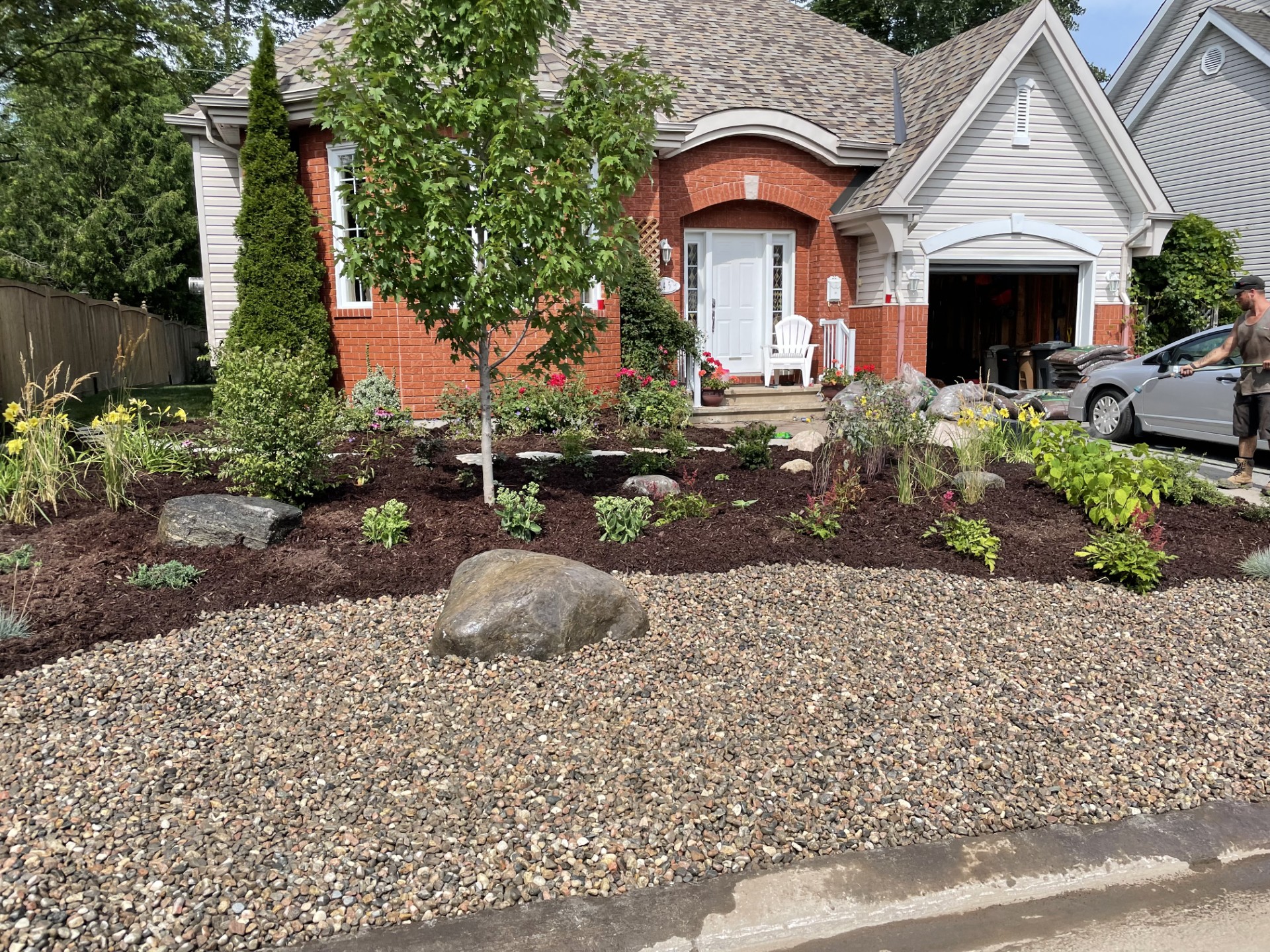 Résultat final près de la rue à Aylmer